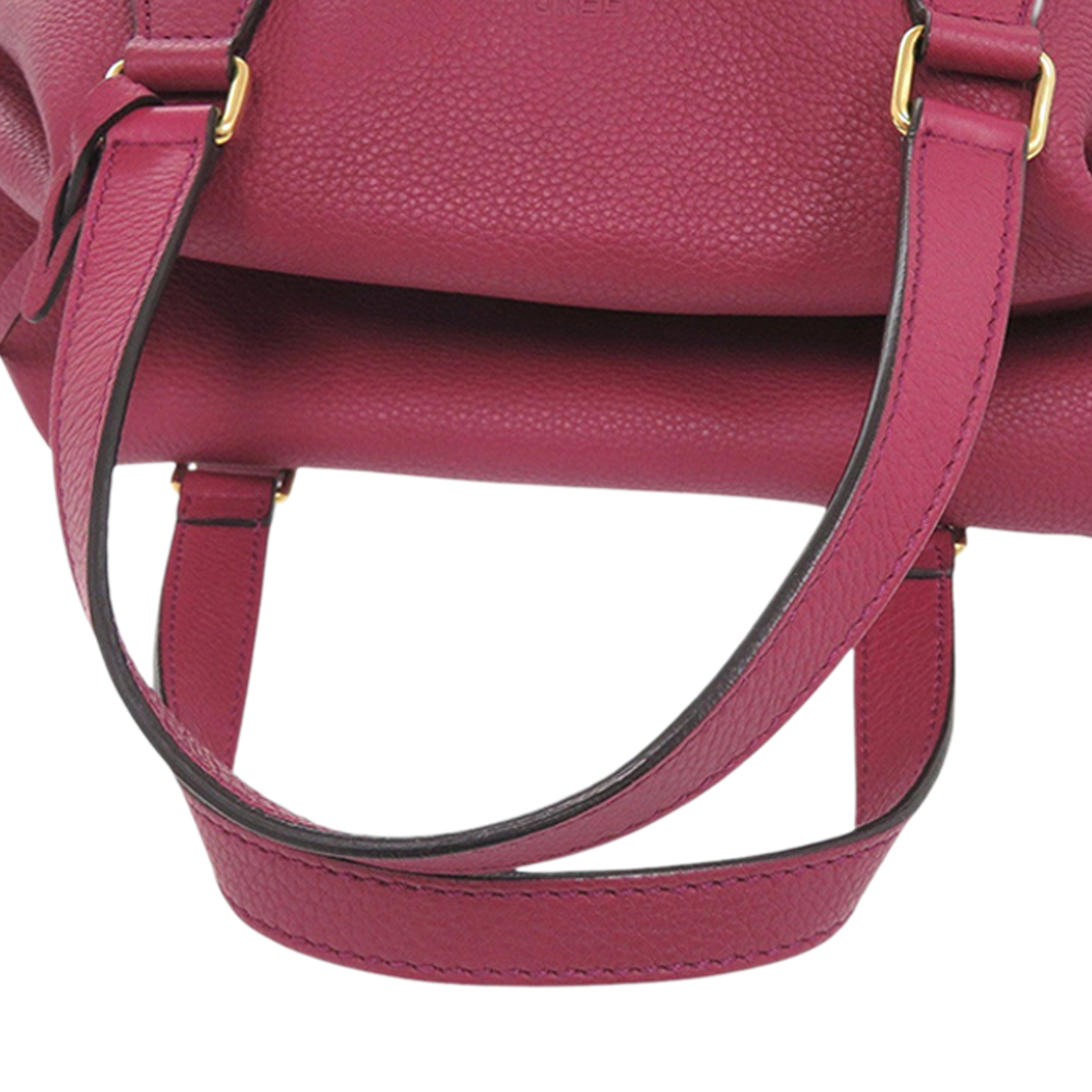 Pre-Loved Fendi Small Leather Double Handle Tote - Picture 12 of 12